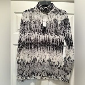 White House Black Market-  Size Medium Sheer Multi-  Colored top